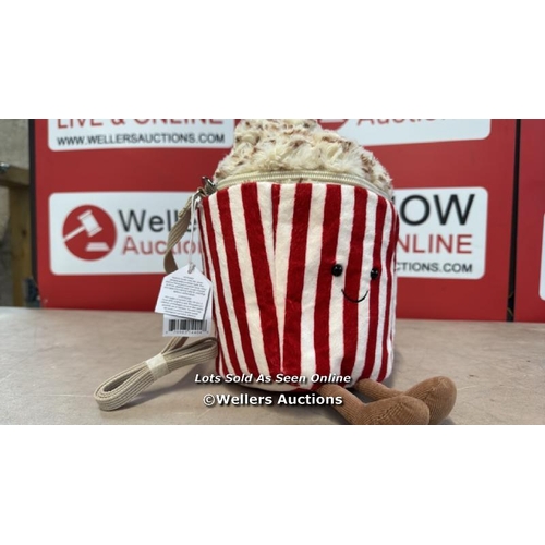 8333 - JELLYCAT AMUSEABLE POPCORN BAG / NEW / RRP: 37.95 / G8