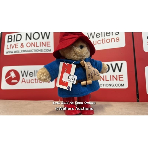 8341 - PADDINGTON 22CM PADDINGTON WITH BOOTS / NEW / RRP: 22.95 / G8