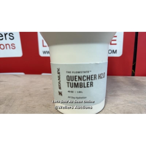 8369 - STANLEY QUENCHR H2.0 TUMBLER / CREAM /  1.18L / NEW / RRP: 44.95 / G12