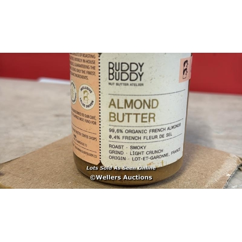 8371 - BUDDY BUDDY ALMOND BUTTER / APPEARS NEW, BUT HAS LEAKED / G12