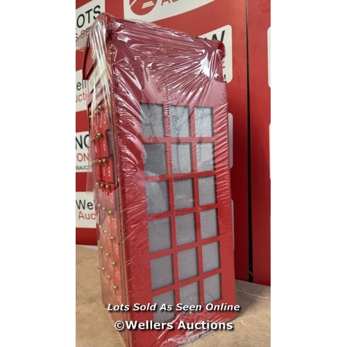 8373 - GISELA GRAHAM LED TELEPHONE BOX ADVENT CALENDAR / APPEARS NEW / RRP: 79 / G12