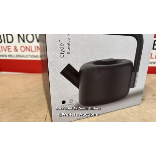 8412 - FELLOW  CLYDE STOVETOP TEA KETTLE / NEW IN BOX / RRP: 105 / H52