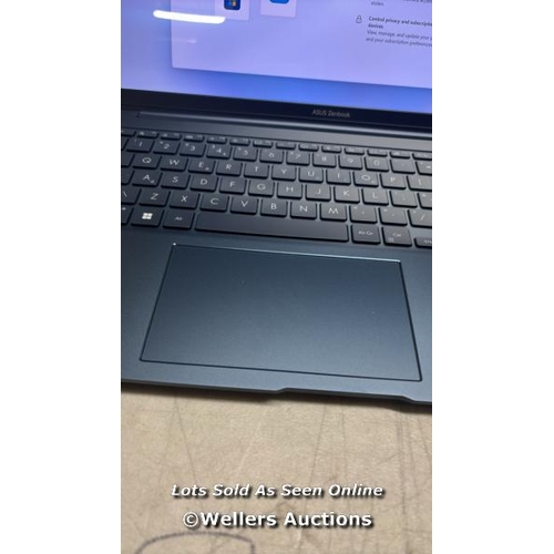 8947 - ASUS ZENBOOK, AMD RYZEN 7, 16GB RAM, 512GB SSD, 15.6 INCH OLED LAPTOP, UM3504DA-NX015W / APPEARS NEW... 