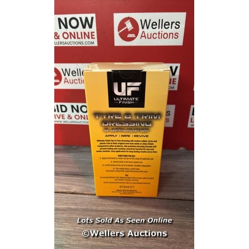 6013 - ULTIMATE FINISH TYRE AND TRIM DRESSING & APPLICATOR / NEW