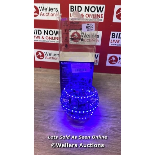 6292 - HOVERSTAR LUMISPHERE FLYING ORB WITH LED LIGHTS / POWERS UP / MINIMAL SIGNS OF USE / SEE IMAGES / E1... 