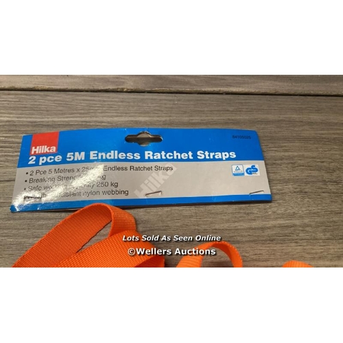 7064 - 2PC ENDLESS RATCHET STRAP / NEW / G29