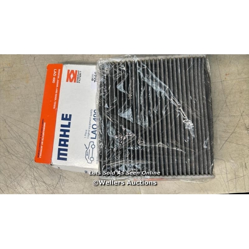 7066 - MAHLE LAO 490 CABIN AIR FILTER - CAREMETIX - WITH ALLERGEN, BACTERIA AND ODOR PROTECTION / APPEARS N... 