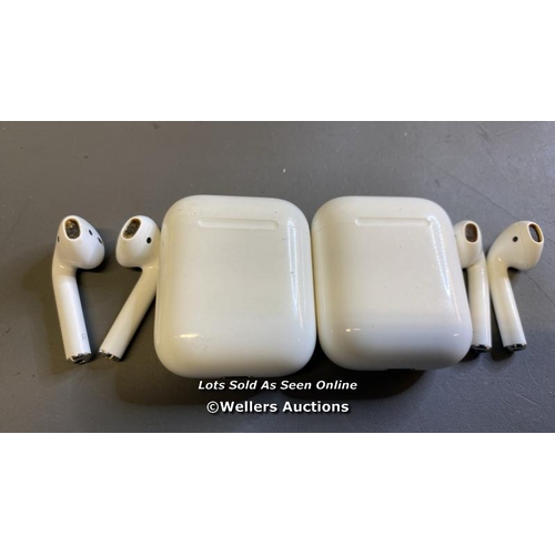 9559 - APPLE AIRPODS X2 S/N: H14CKV7MLX2Y/H7DF9FASLX2Y