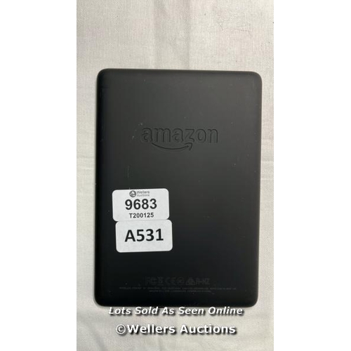 9683 - AMAZON KINDLE/ MODEL PQ94WF/ BLACK