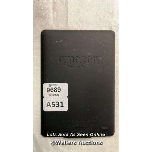 9689 - AMAZON KINDLE/ MODEL DP75SDI/ BLACK