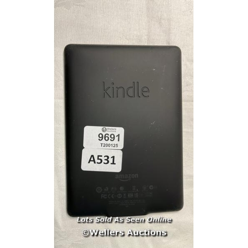 9691 - AMAZON KINDLE/ MODEL EY21/ BLACK