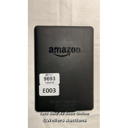 9693 - AMAZON KINDLE/ MODEL DP75SDI/ BLACK