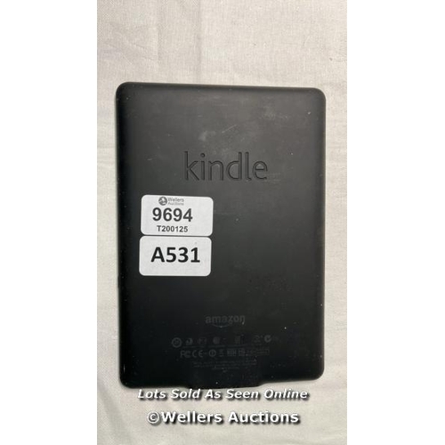 9694 - AMAZON KINDLE/ MODEL EY21/ BLACK