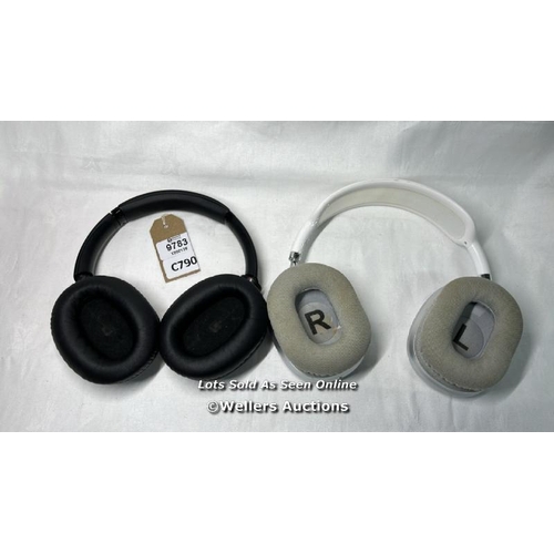 9783 - HEADPHONES X 2INC. SONY NOSE CANCELLING WH-CH710N (FRAME BROKEN)