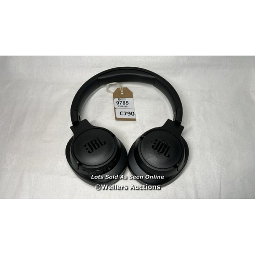 9785 - HEADPHONES JBL / MODEL TUNE710BT/ SN:TL 1223-DO0856250/ BLACK