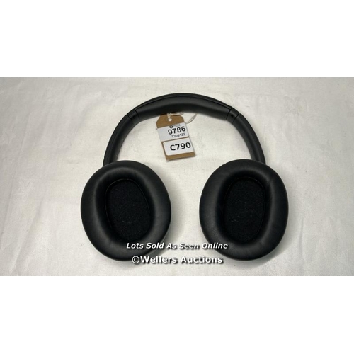 9786 - HEADPHONES SONY/ MODEL YY2966/ SN: 1161825/ BLACK