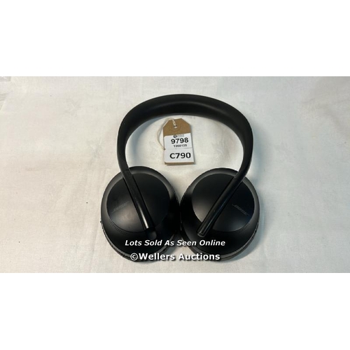 9798 - HEADPHONES BOSE/ MODEL 423352/SN: 079616Y12601463AE/ BLACK