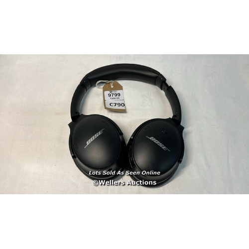 9799 - HEADPHONES BOSE Q45/MODEL 437310/SN: 084431T32704487AE/ BLACK