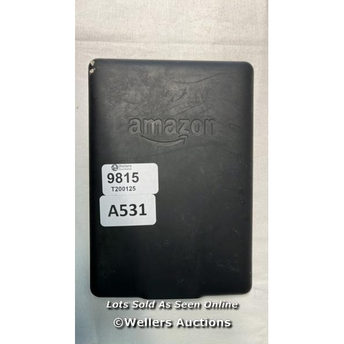 9815 - AMAZON KINDLE / BLACK