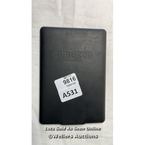 9816 - AMAZON KINDLE/ BLACK