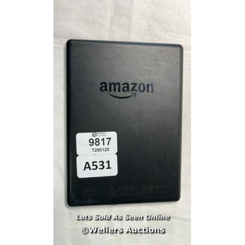 9817 - AMAZON KINDLE/ MODEL SY69JL/ BLACK