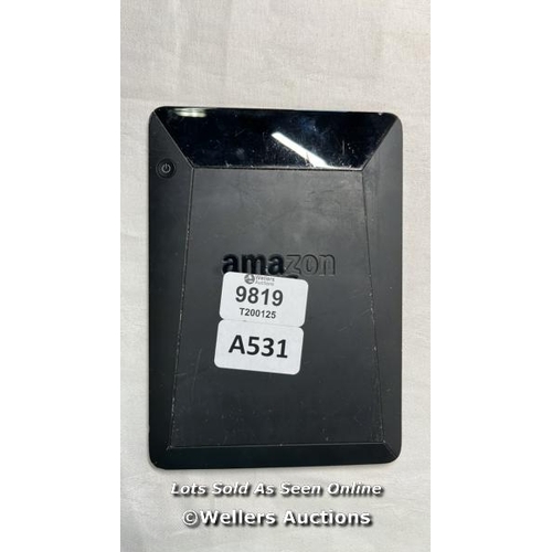 9819 - AMAZON KINDLE/ BLACK