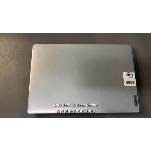 9832 - LAPTOP LENOVO/ INTEL CORE 15-1235U@1.3GHZ/ 500GB HD/ 8GB RAM/ WIN 11/ SN: PF4JHAEC