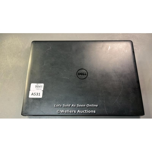 9841 - LAPTOP DELL/ INTEL CORE 13-5--5U@2GHZ/ 250GB HD/ 4GB RAM/ WIN 10/ SN: JRS982