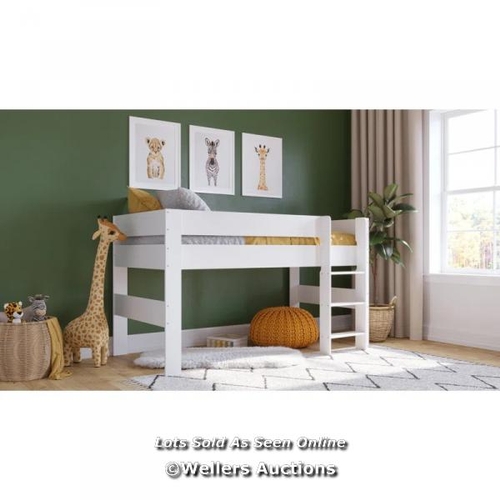 3014 - RRP:  277.99 - ISABELLE & MAX DYSART SINGLE (3') MID SLEEPER LOFT BED BED / COMES IN TWO BOXES/PACKA... 