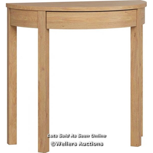 3079 - RRP:  236.99 - BRAYDEN STUDIO SHINDE DRESSING TABLE / COLOUR: OAK / COMES IN TWO BOXES/PACKAGES