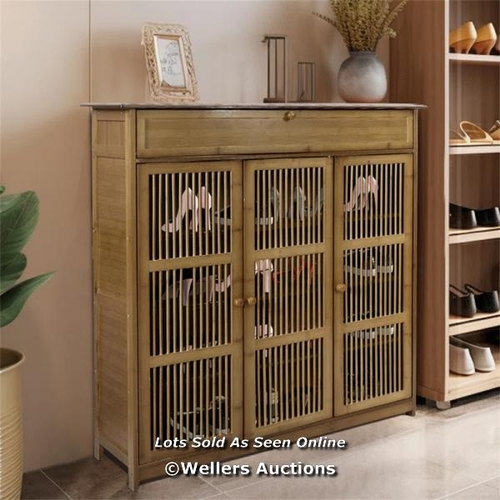 3084 - RRP:  146.99 - CLASSICLIVING 18 PAIR SHOE STORAGE CABINET / COMES IN ONE BOX/PACKAGE