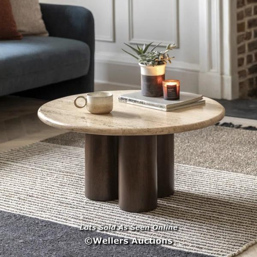 3092 - RRP:  429.99 - UNION RUSTIC TREVI COFFEE TABLE 750X750X380MM / COMES IN TWO BOXES/PACKAGES