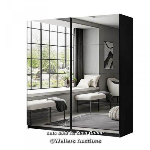 3130 - RRP:  799.99 - 17 STORIES DREHTüRENSCHRANK LALEH / SIZE: 215CM H X 194CM W X 62CM D / COMES IN SEVEN... 