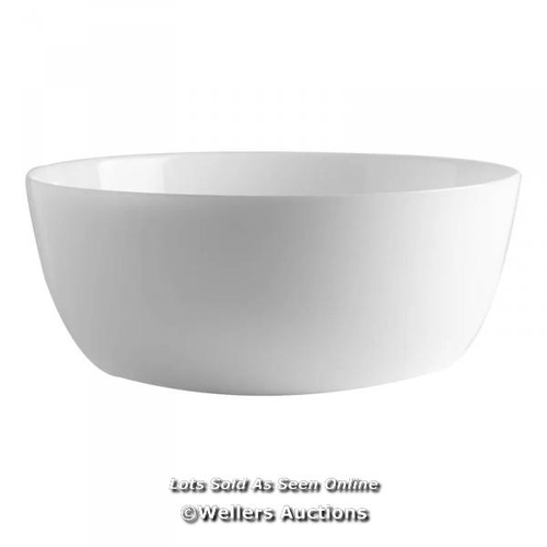 3158 - RRP:  10.8 - BORMIOLI ROCCO TOLEDO GLASS SERVING BOWL - 23CM / COMES IN ONE BOX/PACKAGE