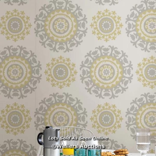 3170 - SUZANI 5.5M L X 52CM W DAMASK ROLL WALLPAPER