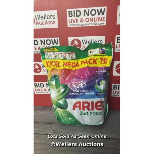 47 - ARIEL 3IN1 WASHING PODS / 70 PACK / NEW / H63