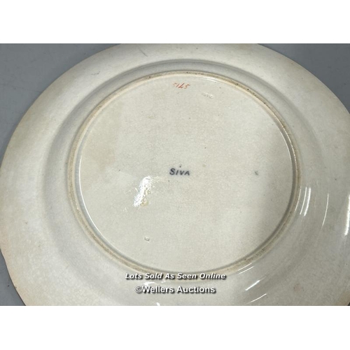 175 - Assorted porcelain including a Doulton 'Madras' oval meat platter, 50cm wide, Adderley Ware large cu... 