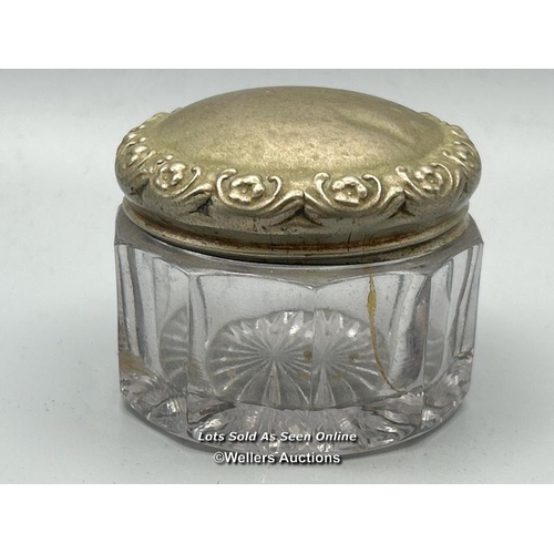 197 - Assorted silver plate including a Swedish Prima Alp import trinket box, two Victorian tureen handles... 