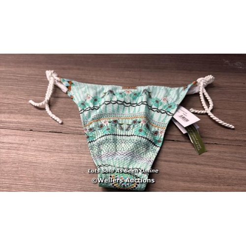 7011 - HEIDI KLEIN X TEMPERLEY ST TROPEZ TIE SIDE BOTTOMS / L / NEW / RRP: 140 / T14