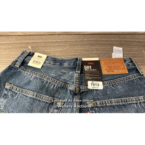 7013 - LEVI'S 501 90S SHORT HAPPY BREAK / 25 / NEW / RRP: 60 / T14