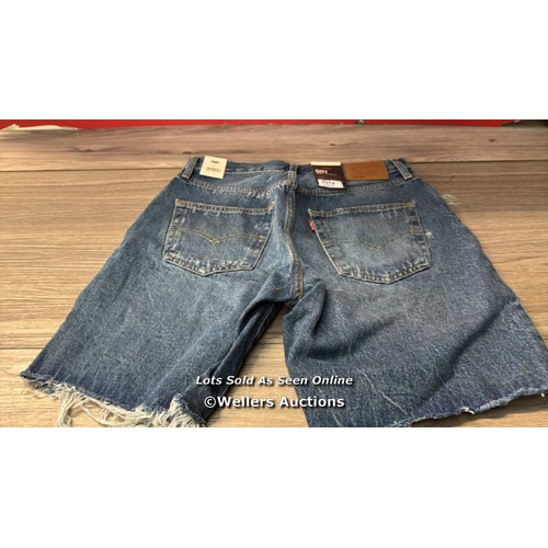 7014 - LEVI'S 501 90S SHORT HAPPY BREAK / 27 / NEW / RRP: 60 / T14