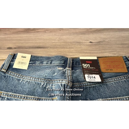 7014 - LEVI'S 501 90S SHORT HAPPY BREAK / 27 / NEW / RRP: 60 / T14