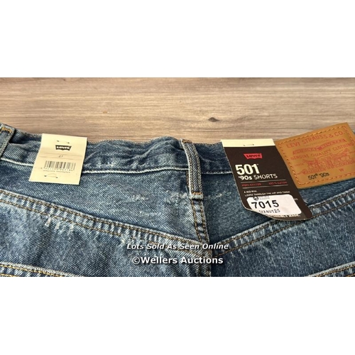 7015 - LEVI'S 501 90S SHORT HAPPY BREAK / 27 / NEW / RRP: 60 / T14