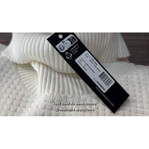 7022 - J LINDEBERG KNIT MOCK NECK CABLE / XL / NEW / RRP: 140 / T14