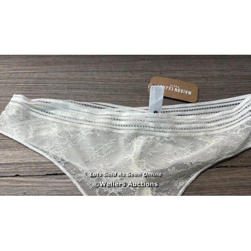 7049 - MAISON LEJABY MISS LEJABY TANGA BRIEFS / L / LILY / NEW / RRP:38 / T14