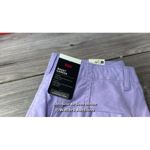 7070 - LEVI'S BAGGY CARGO / PURPLE ROSE / 27 / NEW / RRP: 100 / R2