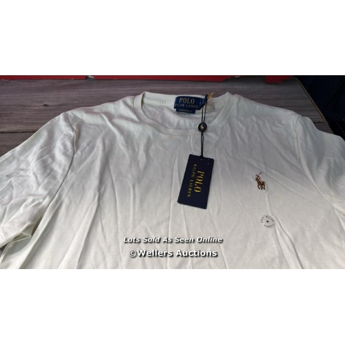 7219 - POLO RALPH LAUREN PIMA COTTON T-SHIRT / M / NEW / RRP: 89 / T19