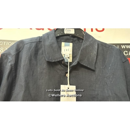 7225 - CHE CLASSIC SHIRT / LINEN / XXL / NAVY / XXL / NEW / RRP: 135 / R2