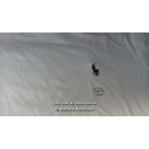 7248 - POLO RALPH LAUREN M CLASSICS WHITE T-SHIRT / XL / NEW / RRP: 79 / T19