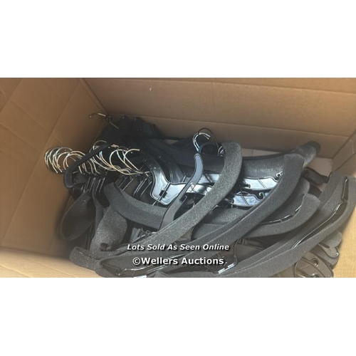 7301 - BOX OF HANGERS - SEE IMAGES / H59